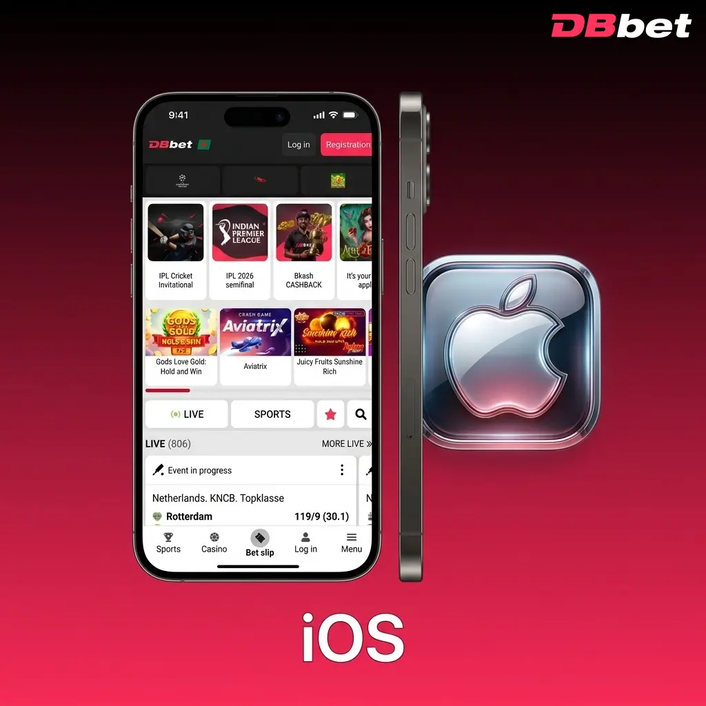 DBBet iOS app download guide for iPhone and iPad running iOS 12.0 or higher via App Store or Safari shortcut